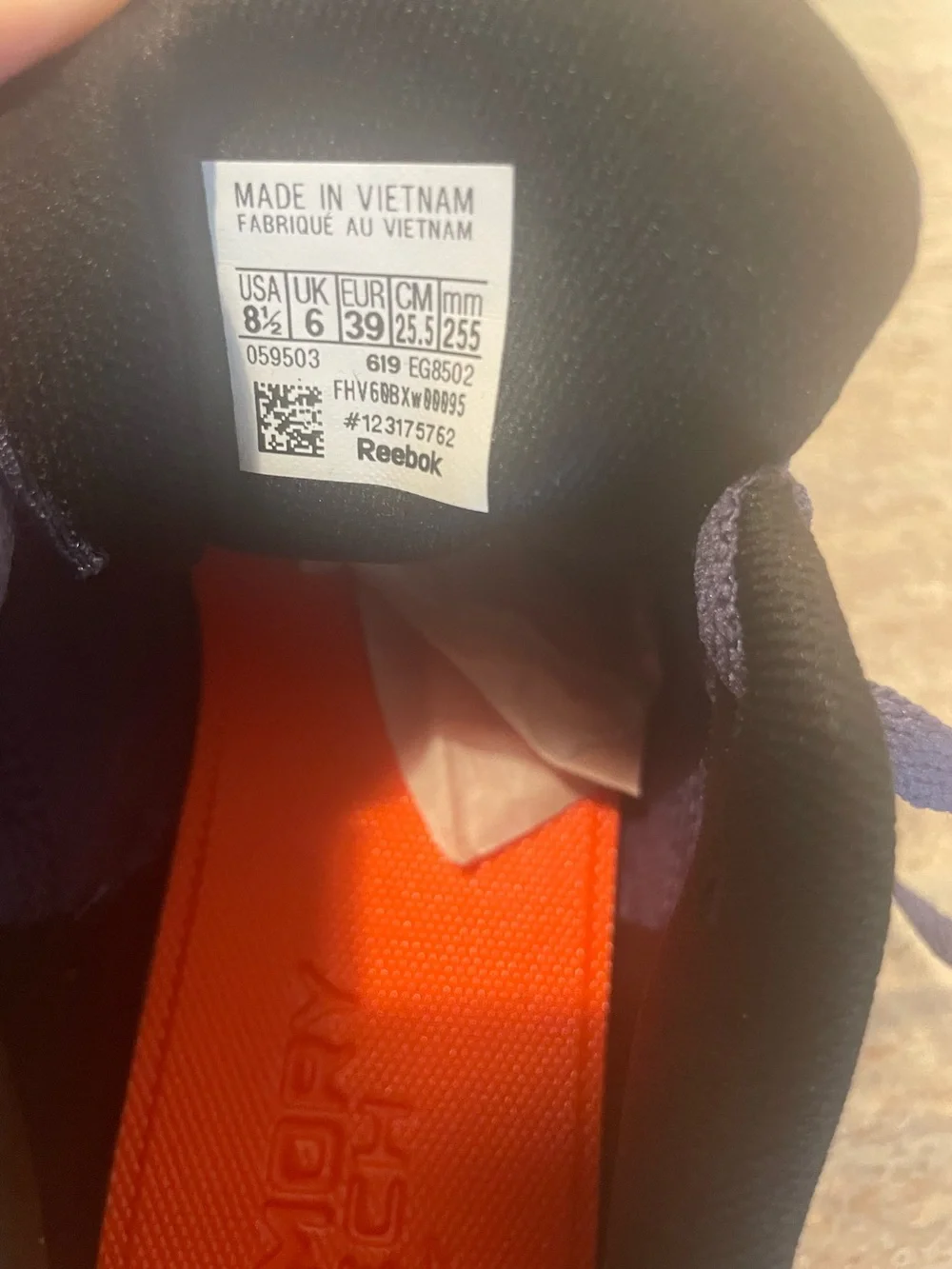 Reebok lightweight navy